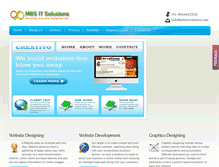 Tablet Screenshot of mbsitsolution.com